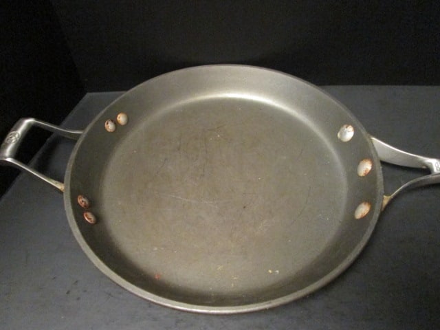 Masterclass Non-Stick Spouted Sauce Pan and Calphalon 10" Slide Non Stick Grill Pan - 2