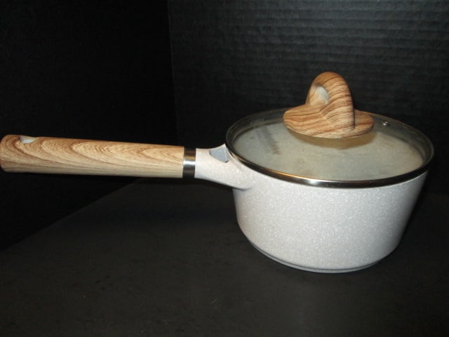 Masterclass Non-Stick Spouted Sauce Pan and Calphalon 10" Slide Non Stick Grill Pan - 4