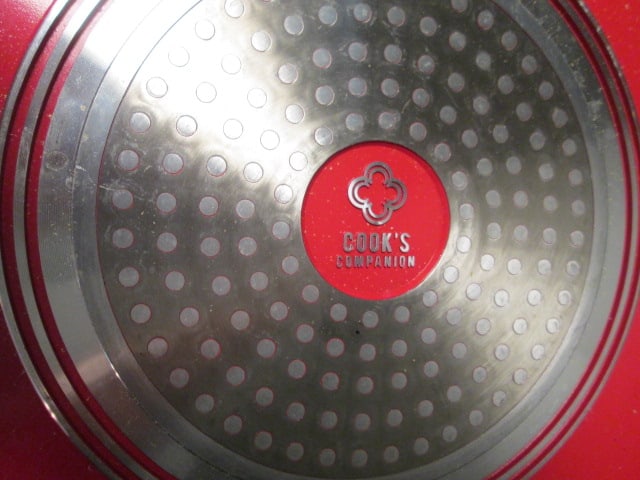 Red Cook's Companion Non Stick Double Sided Flip Sauce Pan and Square Skillet - 4