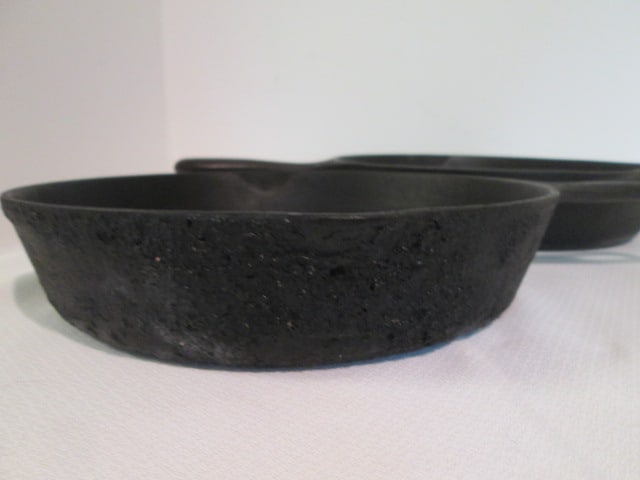 9" and 10 1/2" Cast Iron Skillets - 3