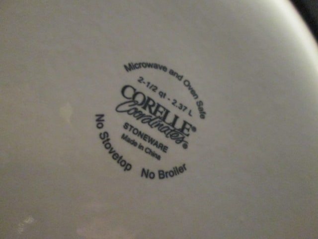 Corelle Coordinates "Ivy" 2 1/2 Quart Oven to Table Stoneware Casserole - 5