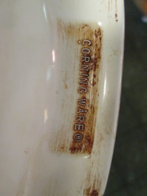 Corning Ware Blue Cornflower A-10-B Covered Baker and Plain White A-2-B - 7