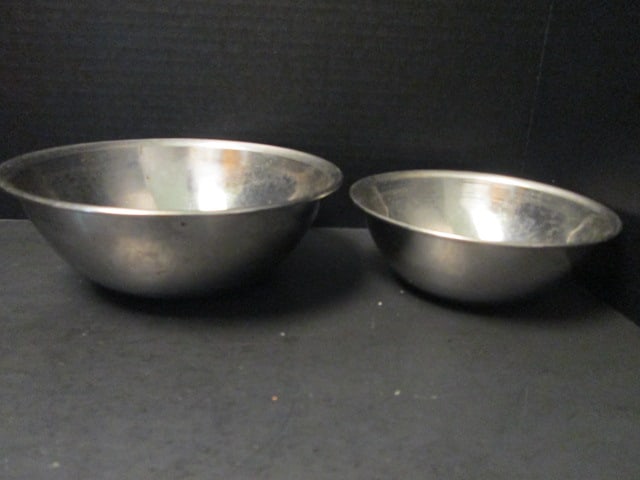 Glass and Stainless Steel Nesting Bowls - 2