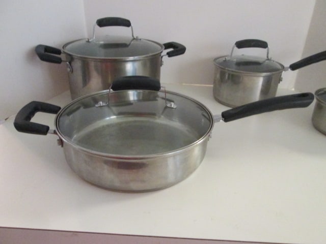 Essentials Home5 Piece Stainless Steel Cookware Set - 7