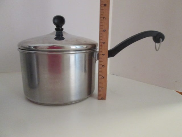 Farberware 3 Piece Stainless Steel Covered Sauce Pans - 7