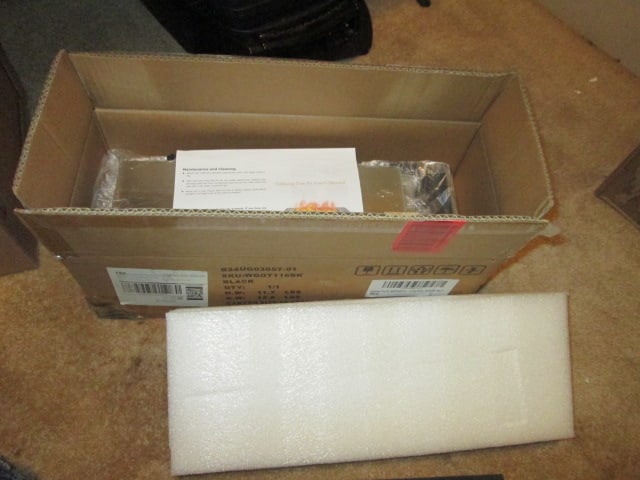 New in Box Amazon Black Tabletop Fire Pit: Local Pickup Only