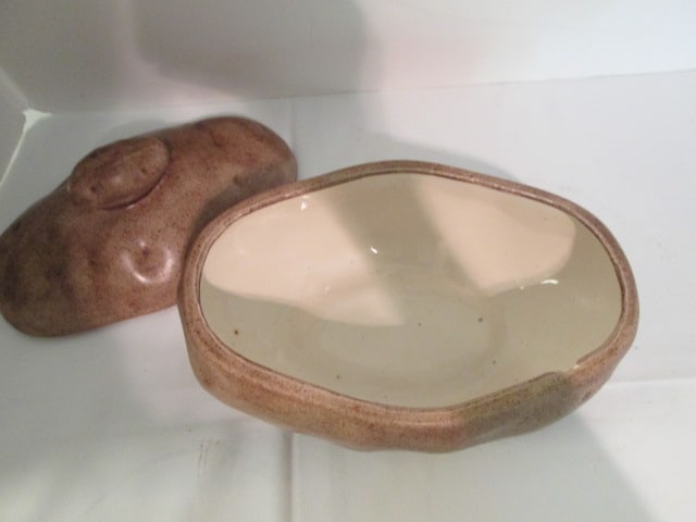 Retro Handcrafted Ceramic "Spud Tater" Tureen - 2