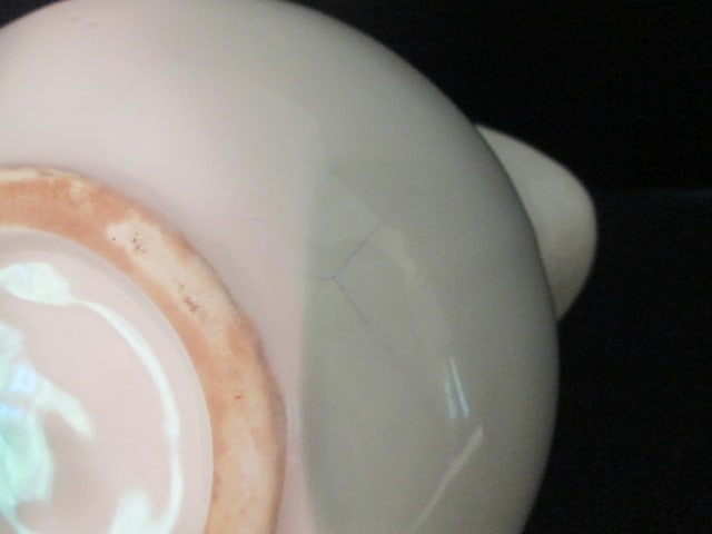 Old Pottery Ball Pitcher - 4