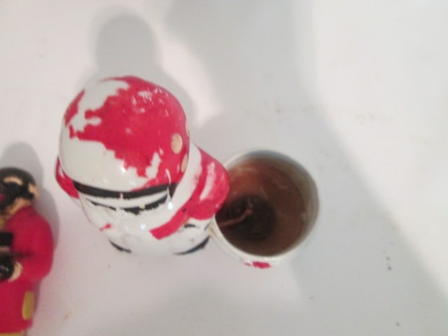 Vintage Black Americana F&F Mold & Die Works "Mammy" and "Amos" Shakers and - 6