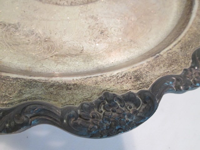 Silverplated Cake/Dessert Pedestal Stand - 3