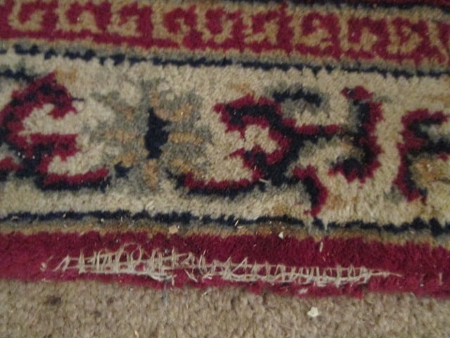 Minuteman Hearth and Area Rugs Oriental Series 100% Wool Burgundy Hearth Rug - 4