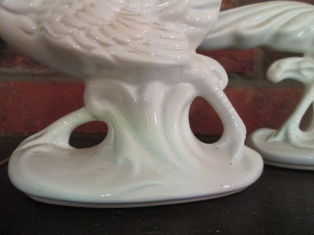 Pair of Retro Handcrafted Ceramic Pheasant Figures - 3