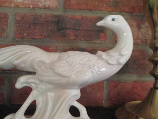 Pair of Retro Handcrafted Ceramic Pheasant Figures - 4