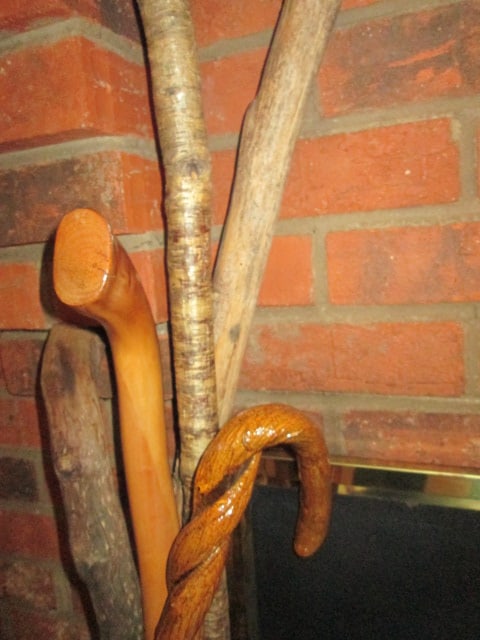 Hand Crafted Live Edge Wood Walking Sticks and Canes - 2