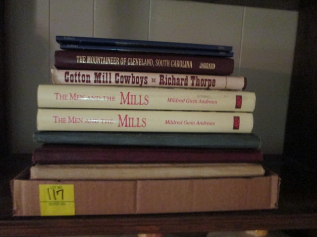 1950's Slater-Marietta and Travelers Rest South Carolina Yearbooks and: Local Upstate Textile Mill History Books and "Echoes" Northwest Middle School Student Publication. See pictures for years/titles and condition