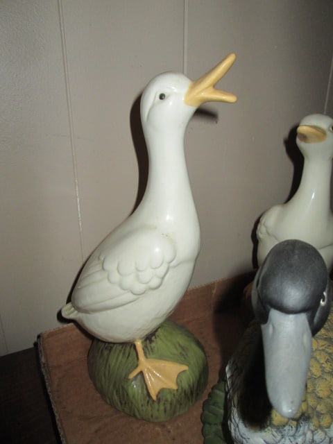 Retro Handcrafted Ceramic Duck, Duck and Goose Figures - 3