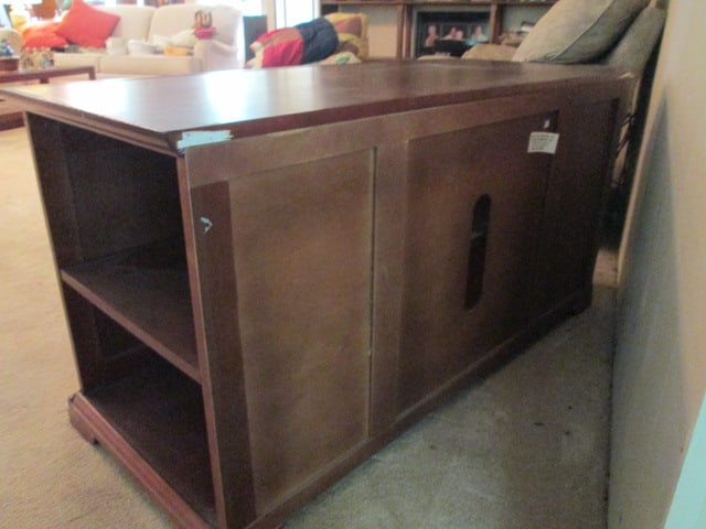 Royola Pacific Ltd. Console Cabinet with Glass Front and Bookcase Sides - 6