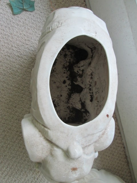 Retro Handcrafted Ceramic Elephant Planter - 3