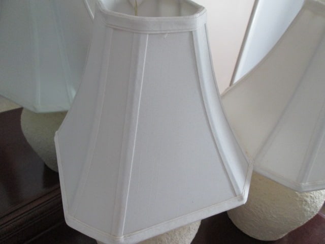 Pair of Textured Pottery Ginger Jar Table Lamps - 4