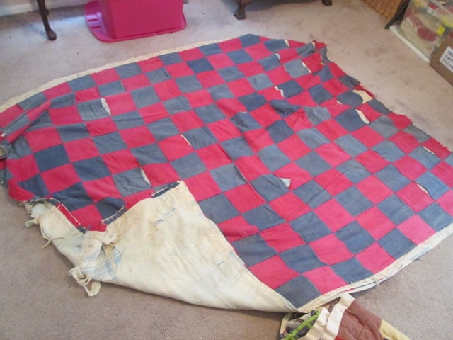 Three Antique Hand Sewn Patchwork Quilts - 2
