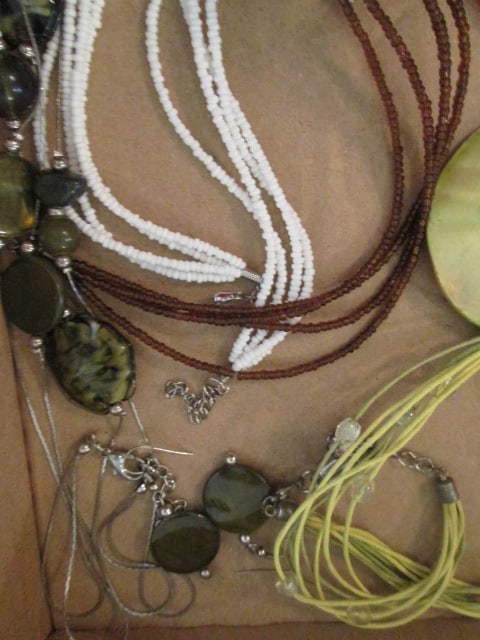 Stylish Colorful Beaded Necklaces and Necklace/Earring Sets - 5