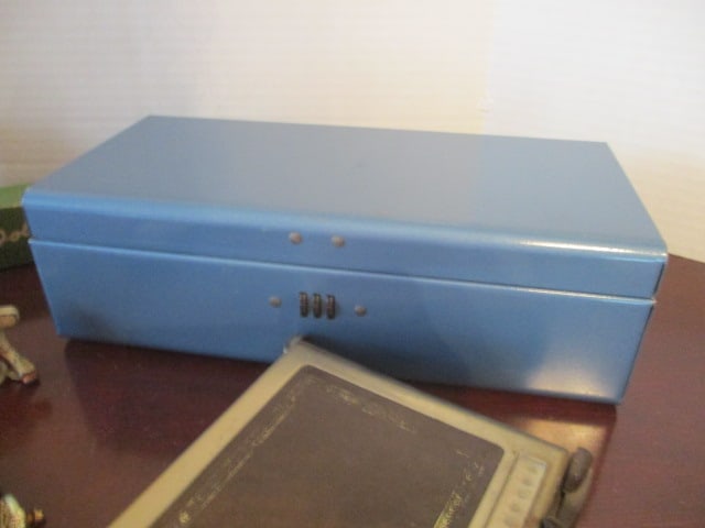 Masculine Oddies-Combination Lock Box, Bates List Finder Cavalier Address Keeper, - 2