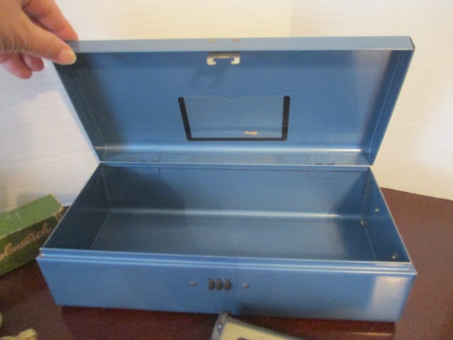 Masculine Oddies-Combination Lock Box, Bates List Finder Cavalier Address Keeper, - 4
