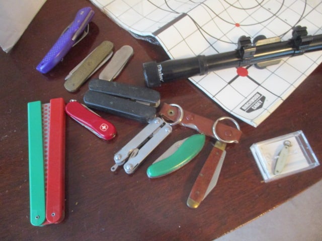 Grouping of Various Brand BBs, 22 Caliber Shells, Ear Protection, Scope, Targets, etc. - 2