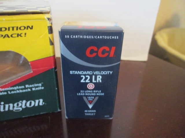 Grouping of Various Brand BBs, 22 Caliber Shells, Ear Protection, Scope, Targets, etc. - 9