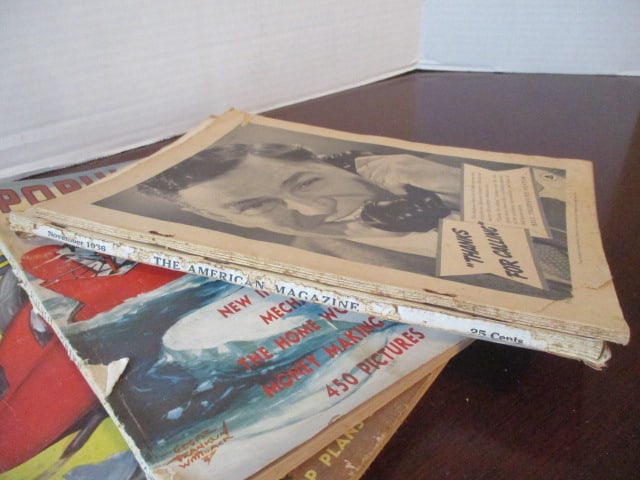 Grouping of Old Publications: "Popular Science", 1959 "Ahiman Rezon Free Masons" Code Book, - 8
