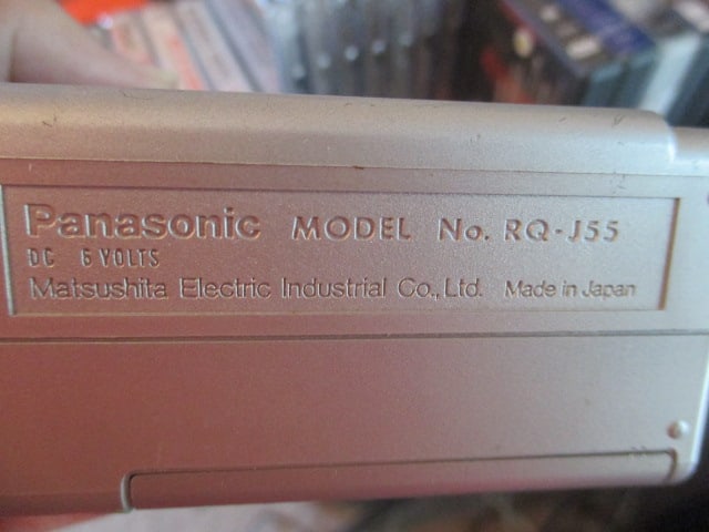 Panasonic Model RQ-J55 Stereo to Go Cassette Player, Cassette Tapes, Music CDs and - 3
