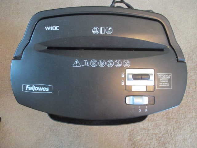 Fellowes W10C 10 Sheet Paper Shredder - 2