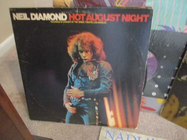 Vintage Vinyl LPs and Compilation Sets in Woven Basket - 2