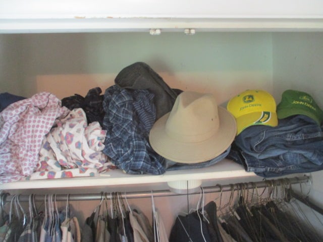 Contents of Two Closets of Men's and Ladies Clothing and Accessories - 2