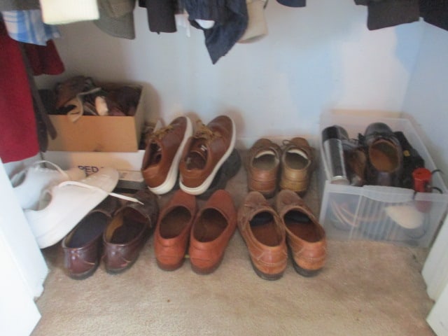 Contents of Two Closets of Men's and Ladies Clothing and Accessories - 4