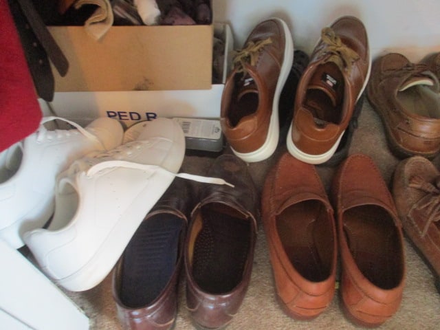 Contents of Two Closets of Men's and Ladies Clothing and Accessories - 5