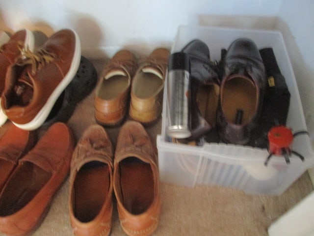 Contents of Two Closets of Men's and Ladies Clothing and Accessories - 6