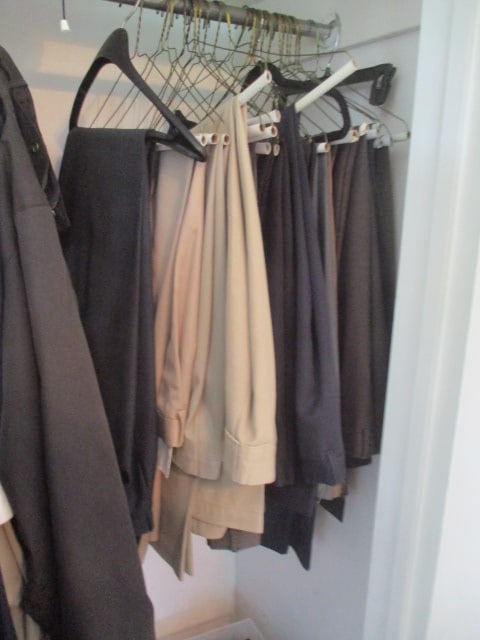Contents of Two Closets of Men's and Ladies Clothing and Accessories - 9