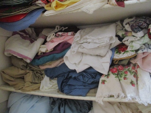 Contents of Linen Closet-Sheets, Blankets, Towels, Table Cloths, Placemats, etc. - 3