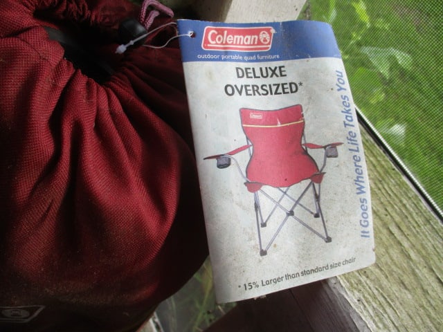 Four Folding Sport/Outdoor Chairs-Freestyle Rocker, Two Coleman Deluxe Oversized Chairs - 8