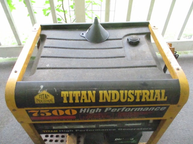 Titan Industrial 7500 High Performance Electric Start Generator - 2