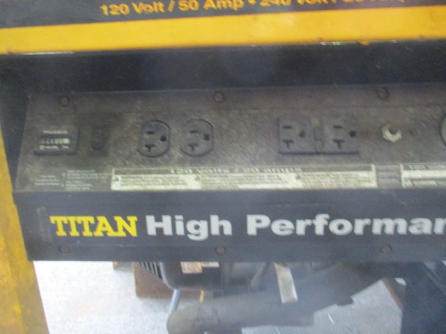 Titan Industrial 7500 High Performance Electric Start Generator - 7
