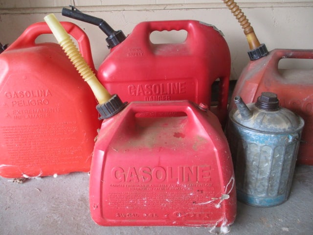 Five Fuel/Gas Cans - 2
