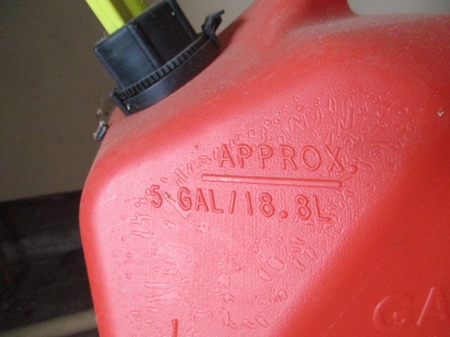Five Fuel/Gas Cans - 9