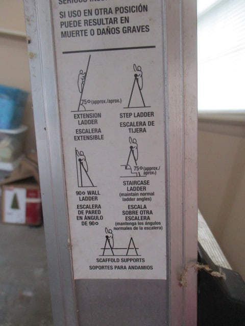 Vulcan Aluminum Model ES-17TIA-CP Multi-Use Ladder - 7
