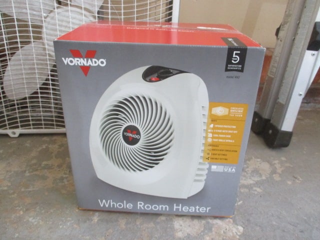 Aerospeed Box Fan, Lasko CC24920 Heater, Holmes Space Heater and Vornado VH2 Heater - 2