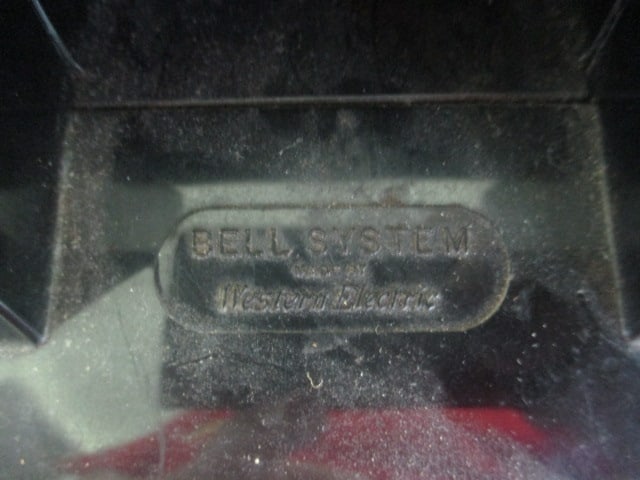 Vintage Bell System Western Electric Black Metal Dial Rotary Desk Phone - 4