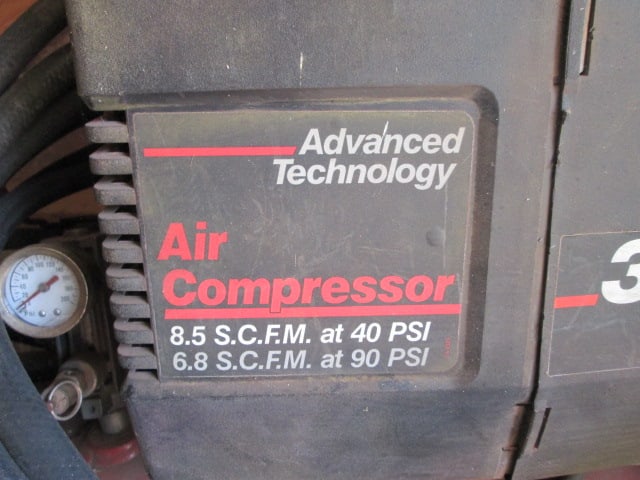 Sears Craftsman 3 1/2 Hp 25 Gallon Compressor with Air Hose - 2