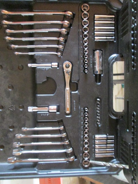 Craftsman 154 Piece Mechanics Tool Set in Heavy Duty Plastic Storage Case - 2