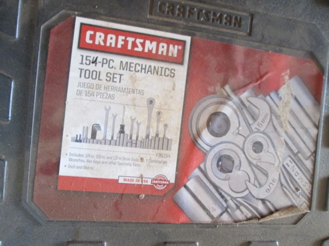 Craftsman 154 Piece Mechanics Tool Set in Heavy Duty Plastic Storage Case - 6